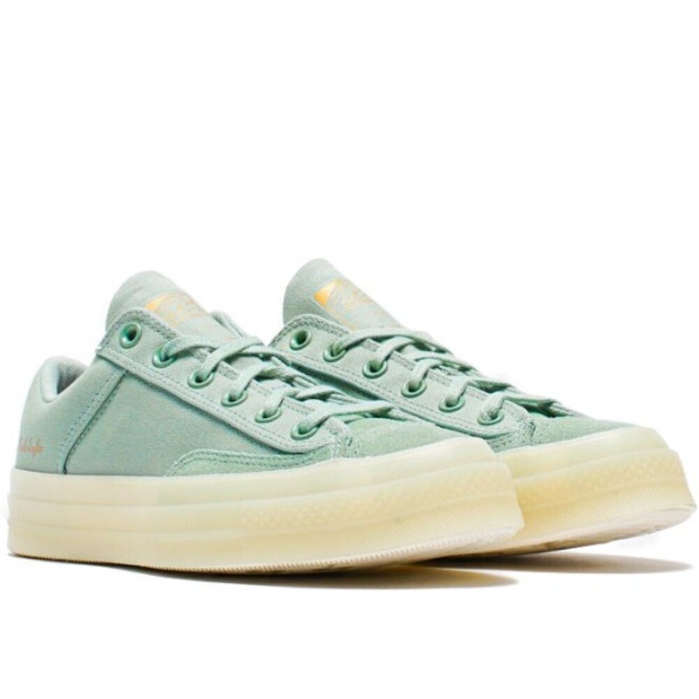 Converse Mint Green Low-Top Platform Sneakers